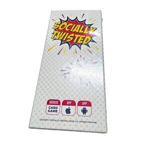 Socially Twisted Card Game "Whats Said In The Game Stays In The Game" New In Box